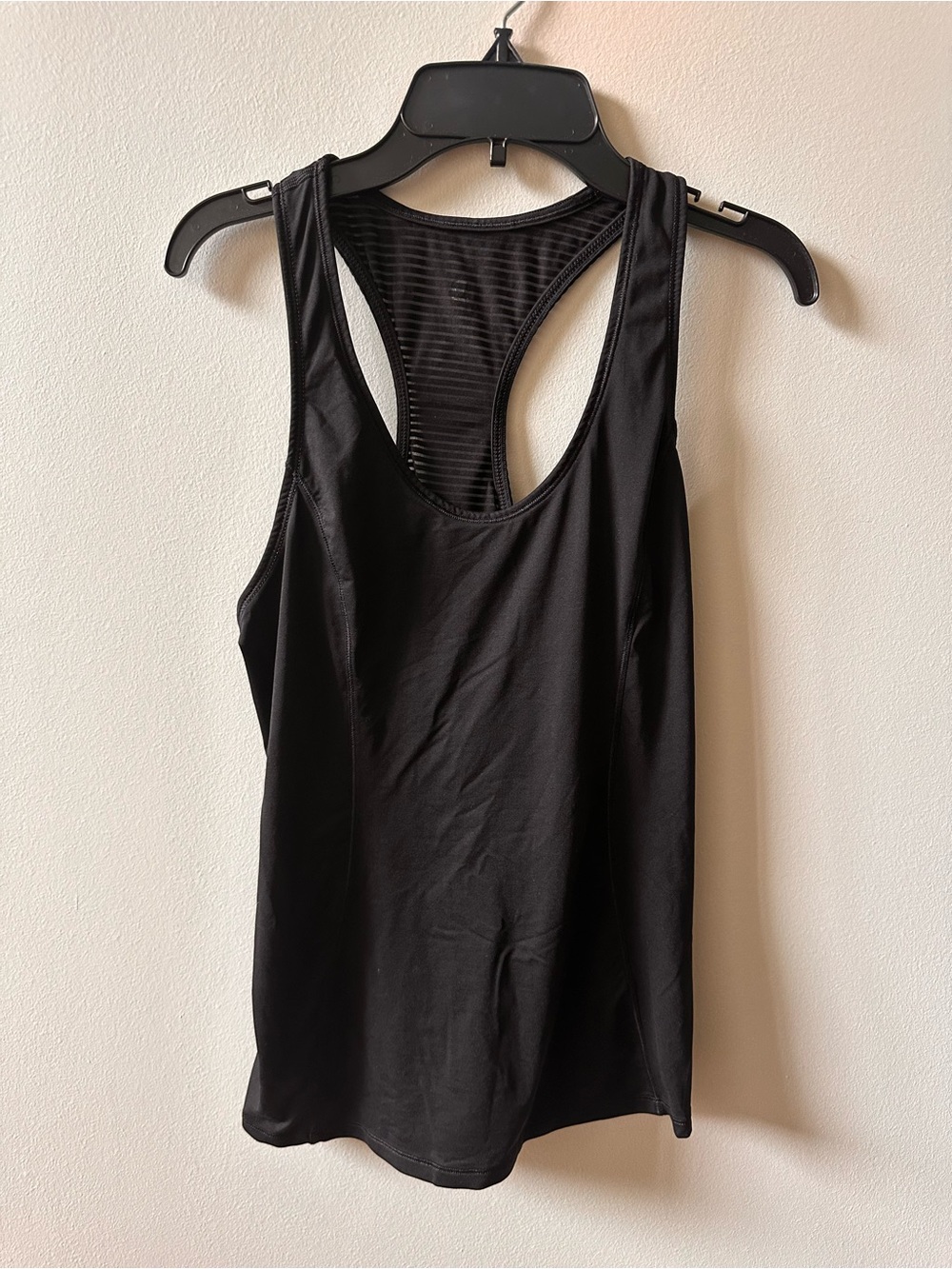 lululemon athletica Black Racerback Performance Tank